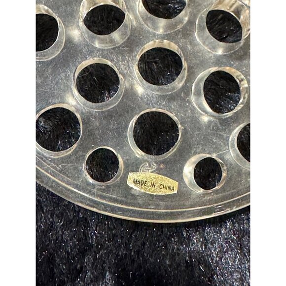 Clear Plastic Flower Frog Round Vintage Floral Arrangement Insert - Picture 5 of 6